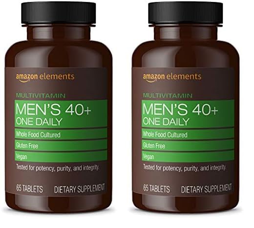 Multivitamínico Amazon Elements para hombres por encima de 40 años