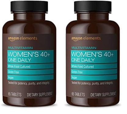 Multivitamínico Amazon Elements mujeres 40 plus lado