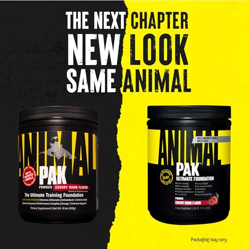 Multivitamínico Animal Pak todo en uno, nuevo diseño de paquete.