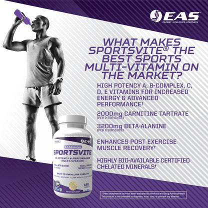 Multivitamínico antioxidante para rendimiento deportivo mejorado - SportsVite EAS