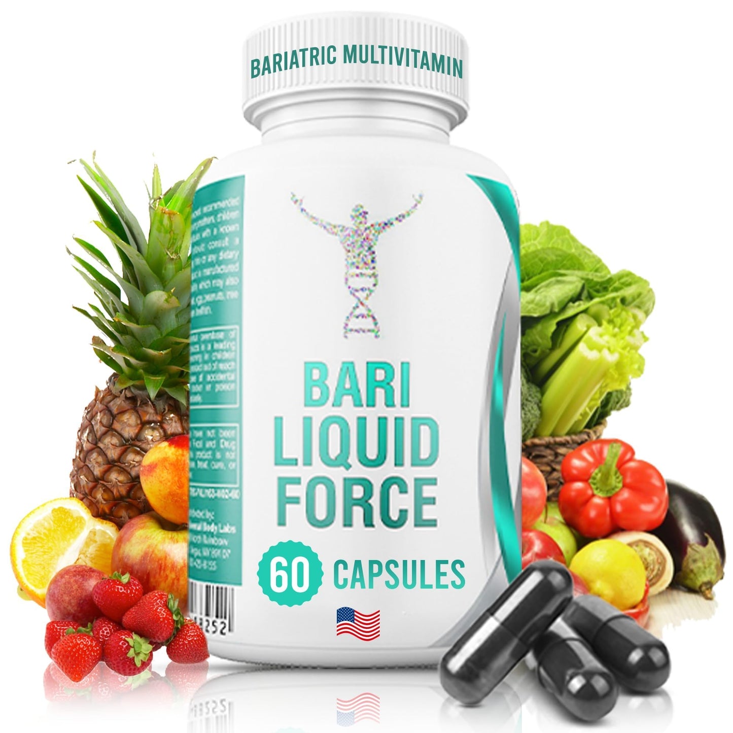 Botella de multivitamínico bariátrico con hierro Universal Body Labs