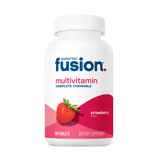 Botella de multivitamínico bariátrico fresa