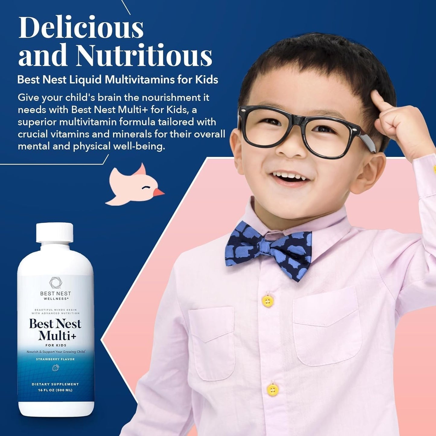 Multivitamínico Best Nest para niños con beneficios cerebrales
