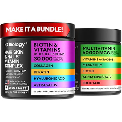 Multivitamínico con Biotina para cabello, piel y uñas