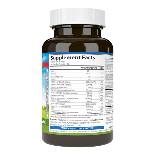 Suplemento nutricional de multivitamínicos Cardio Complete