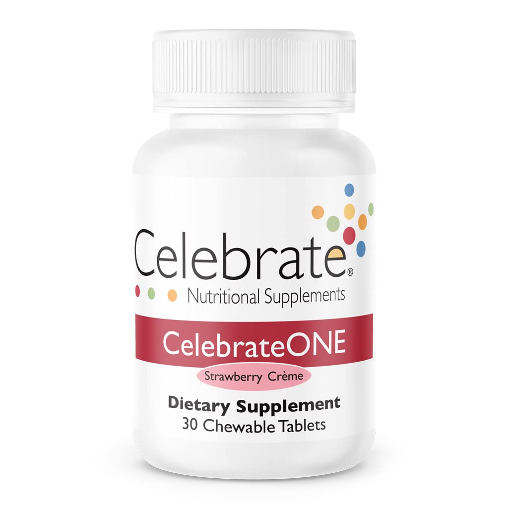 Multivitamínico CelebrateONE sabor fresa para pacientes bariátricos.
