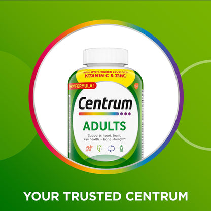 Multivitamínico Centrum fórmula nueva con vitamina C y zinc