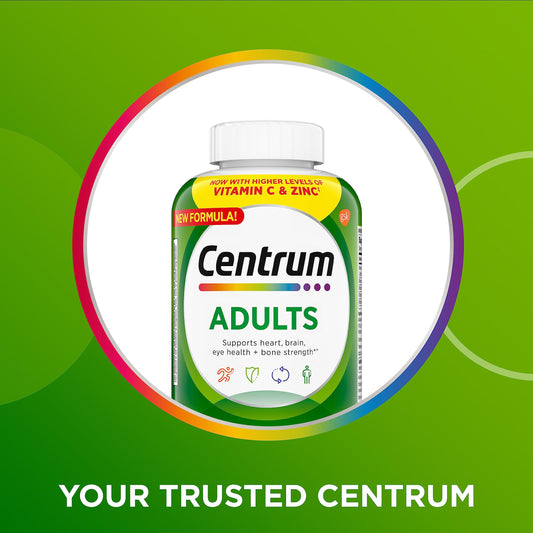 Multivitamínico Centrum fórmula nueva con vitamina C y zinc