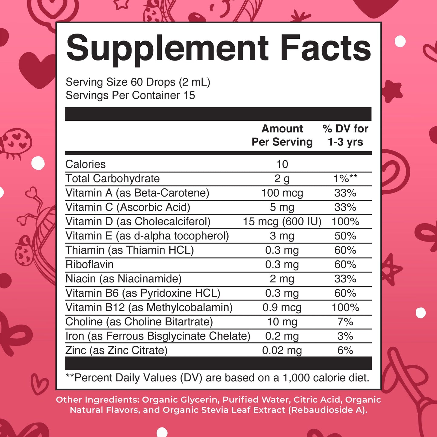 Multivitamínico CoComelon con vitamina C y hierro