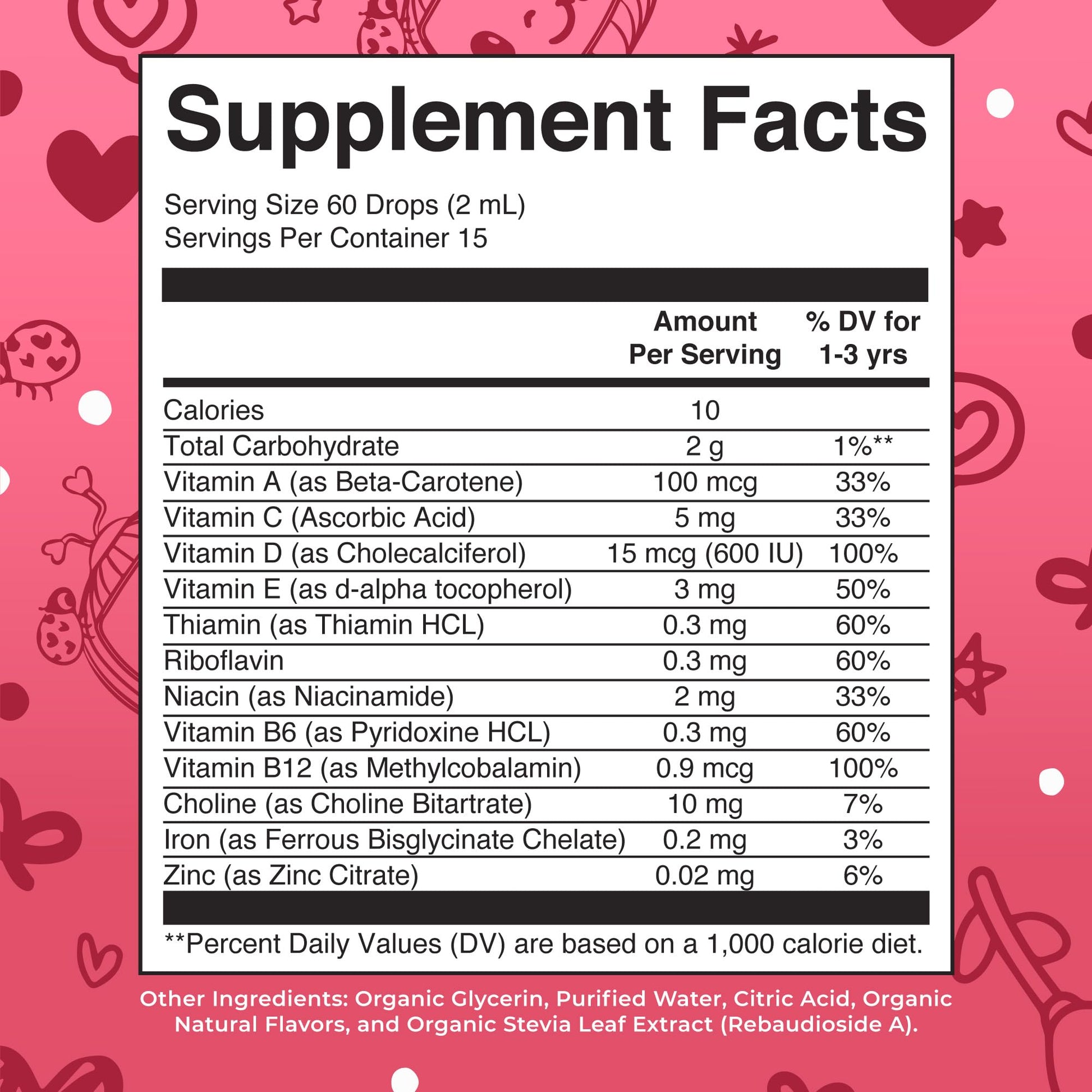 Multivitamínico CoComelon con vitamina C y hierro