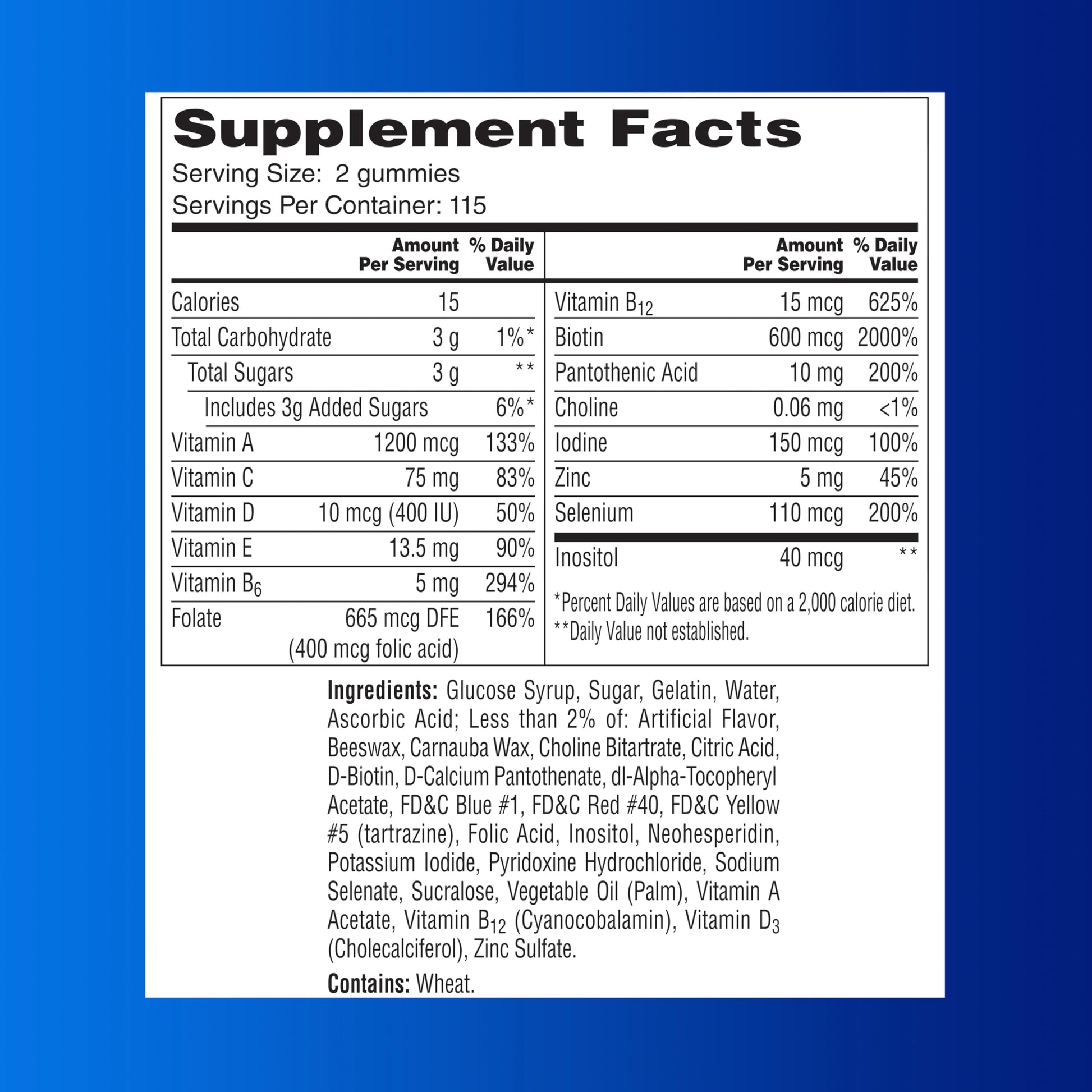 Multivitamínico completo para hombres One A Day