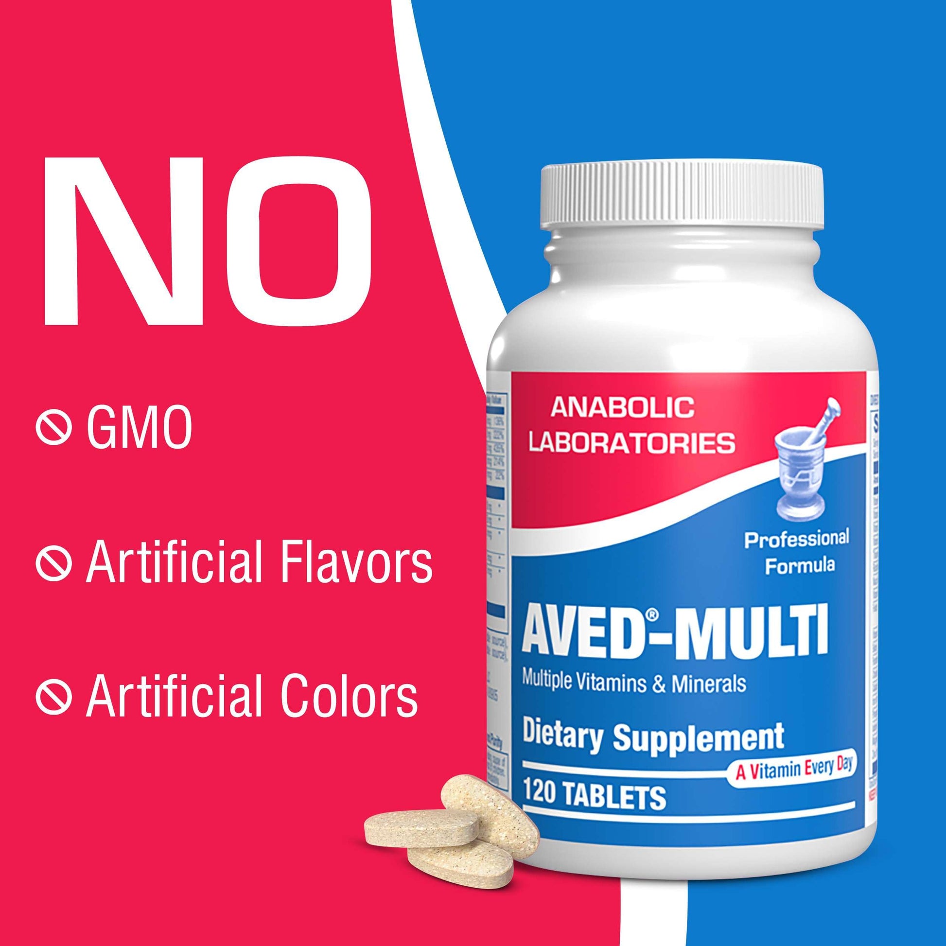 Multivitamínico diario AVED-Multi en uso