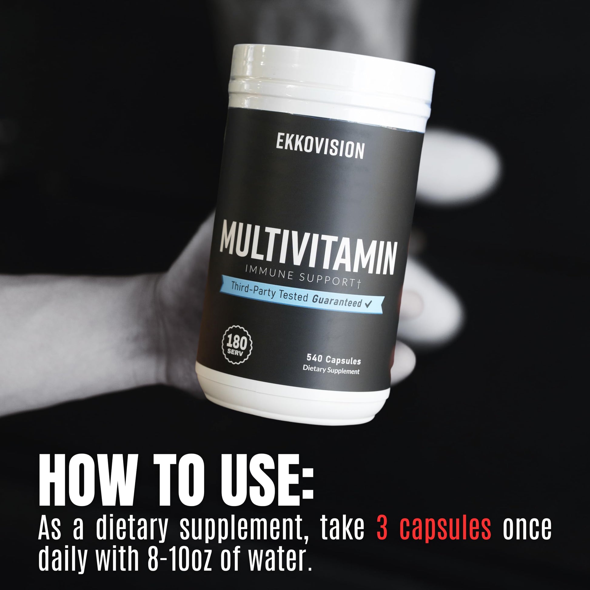 Multivitamínico Ekkovision suplemento vitamínico completo