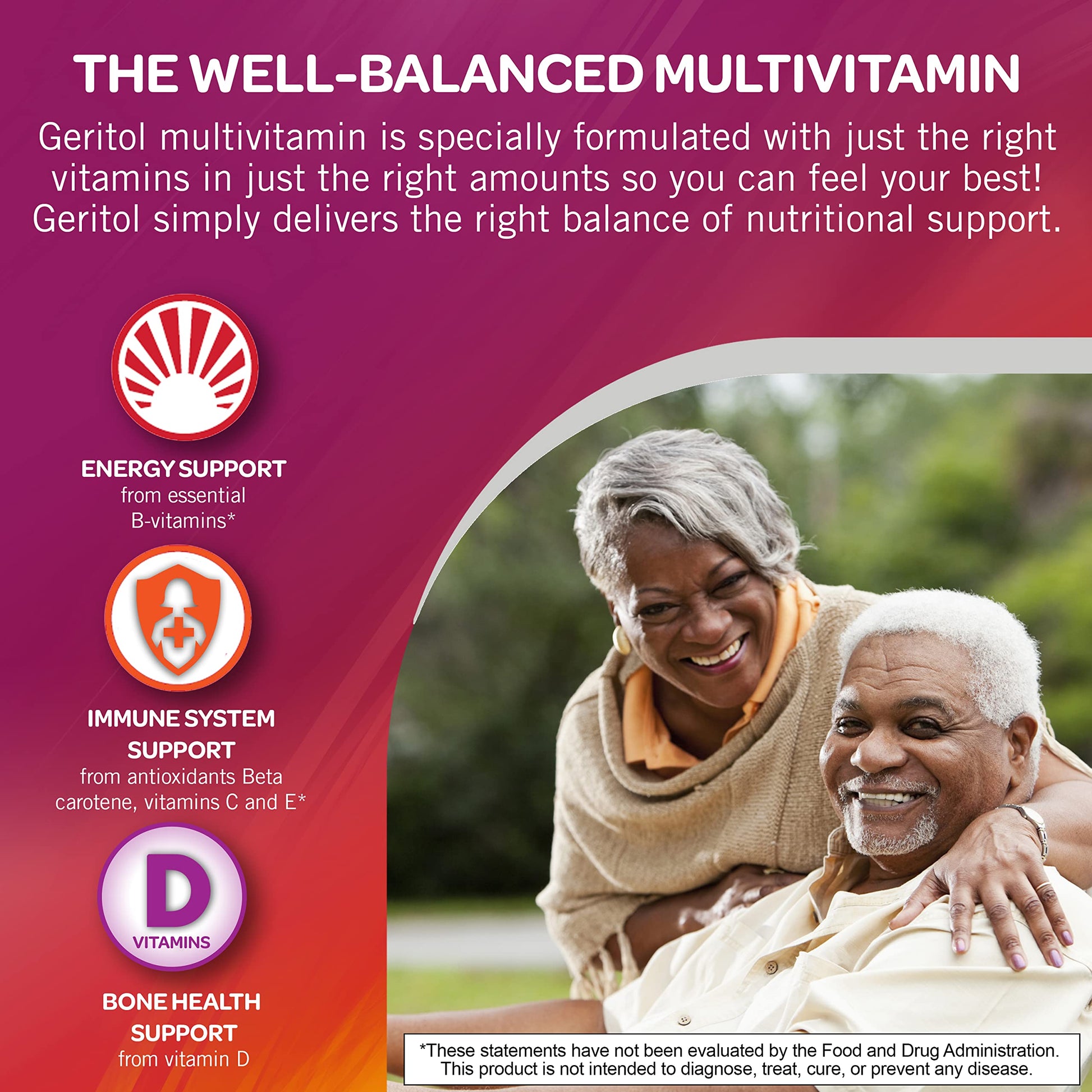 Multivitamínico para energía y salud inmunológica