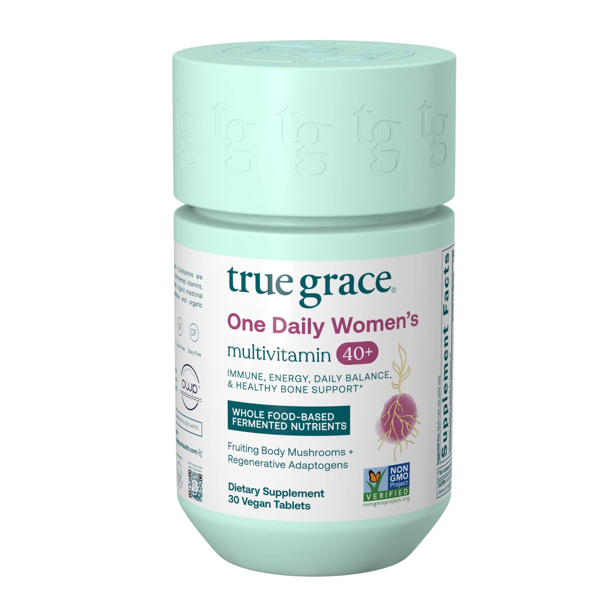 Multivitamínico diario femenino 40+ adaptógenos y hongos