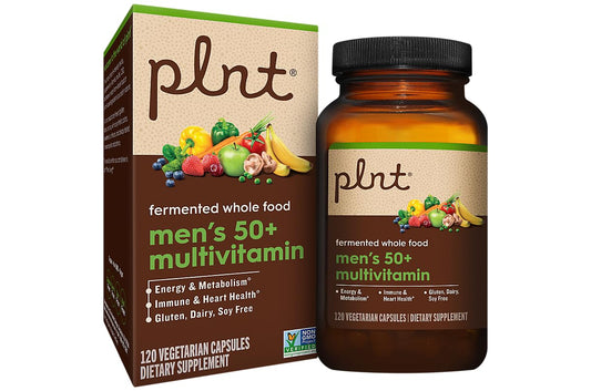 Multivitamínico fermentado para hombres 50+ plnt cápsulas vegetales