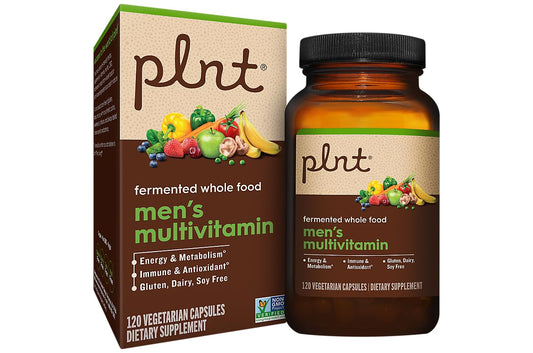 Multivitamínico fermentado plnt hombres 120 cápsulas vegetarianas