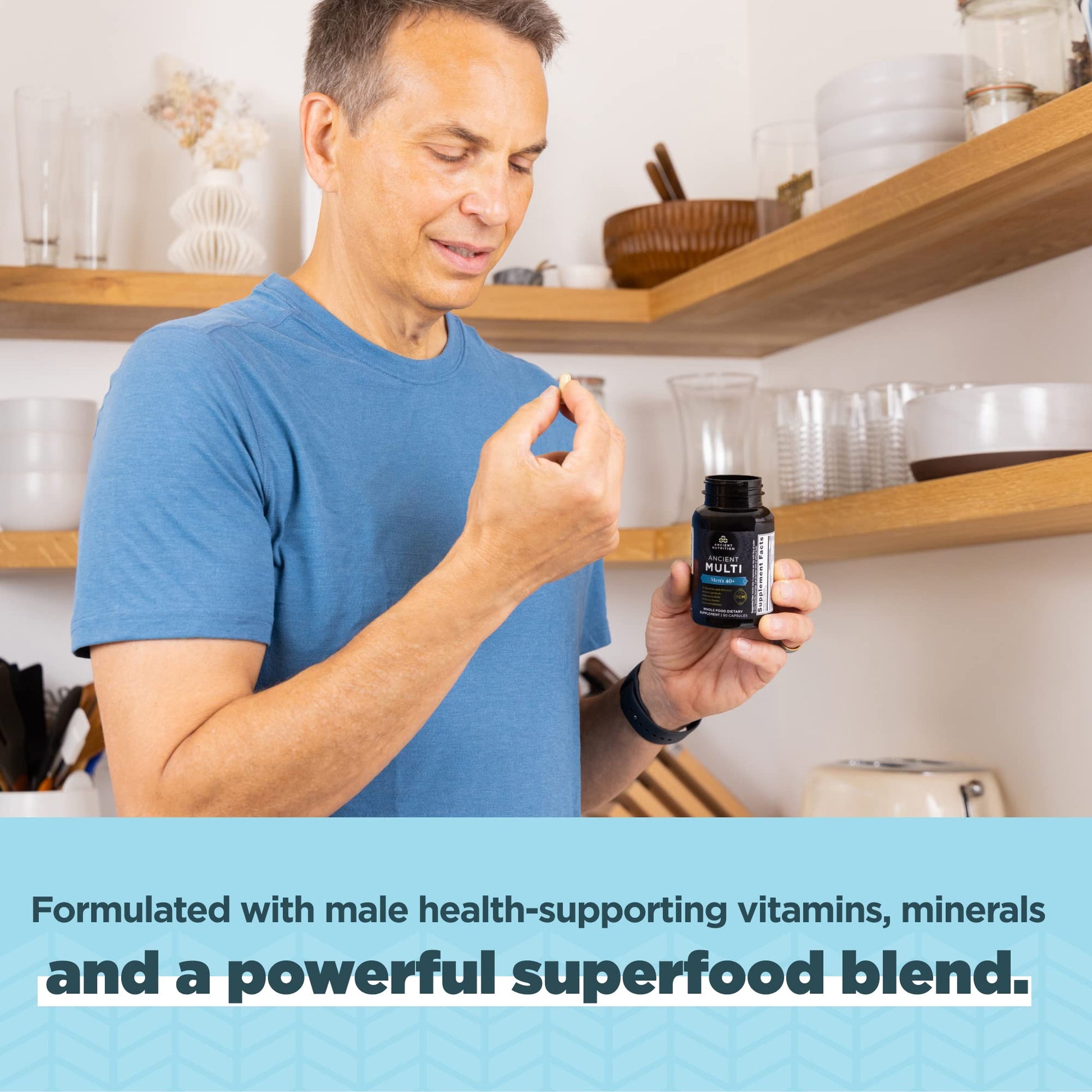 Promoción de salud cognitiva con multivitamínico para hombres