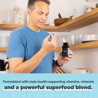 Promoción de salud cognitiva con multivitamínico para hombres