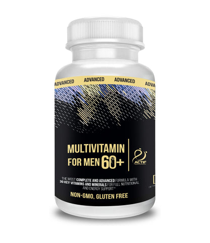 Multivitamínico para hombres 60+ con vitaminas y hierbas
