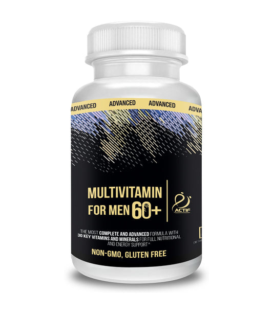 Multivitamínico para hombres 60+ con vitaminas y hierbas