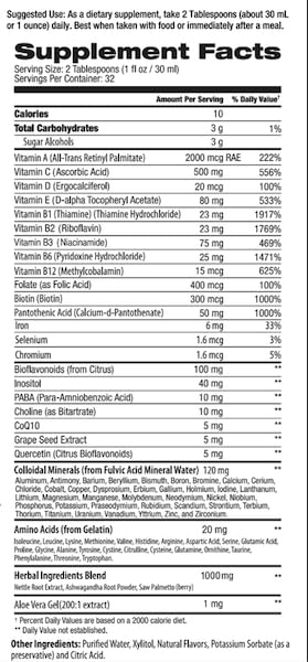 Multivitamínico para hombres Elevatic 960 ml con alta calidad