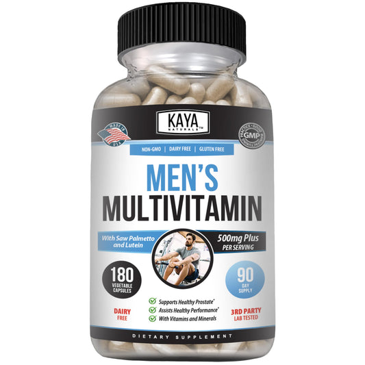 Multivitamínico para Hombres Kaya Naturals - 180 Cápsulas Veganas