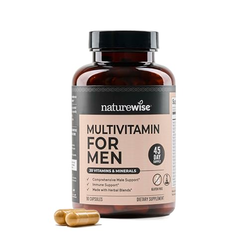 Botella de multivitamínico para hombres NatureWise