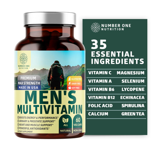 Multivitamínico hombres Number One Nutrition 60 cápsulas