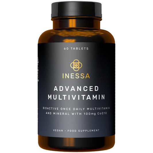 Multivitamínico Inessa avanzado 60 tabletas veganas.