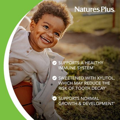 Multivitamínico infantil natural con sabor agradable.
