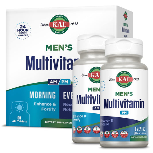 Multivitamínico KAL para Hombres AM/PM resistente