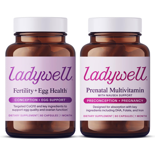 Multivitamínico Ladywell fertilidad y salud óvulo envase