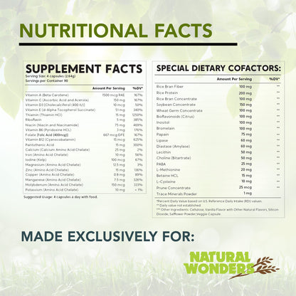 multivitamínico life mate para hombres y mujeres
