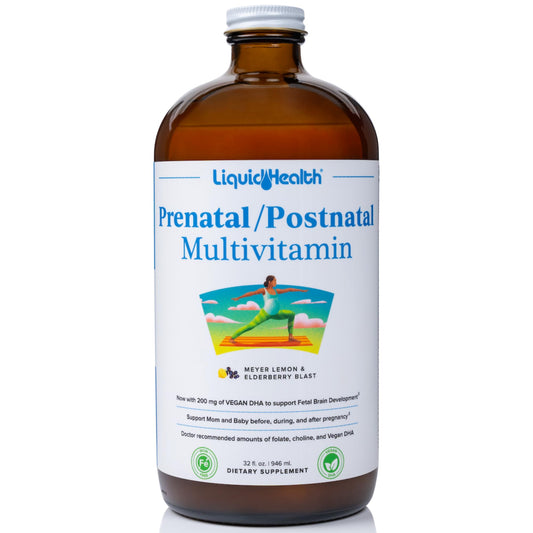 Botella de multivitamínico líquido prenatal/postnatal Liquid Health