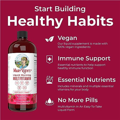 multivitamínico líquido vegano maryruth organics