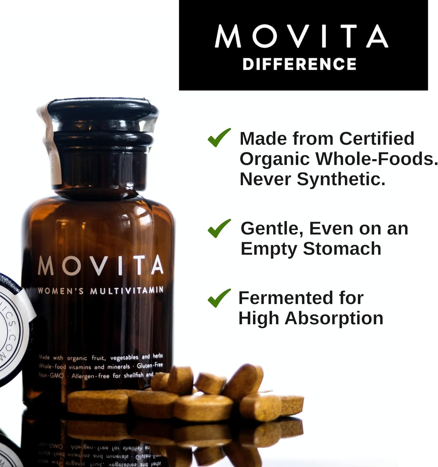 diferencia Movita alimentos integrales y absorción alta