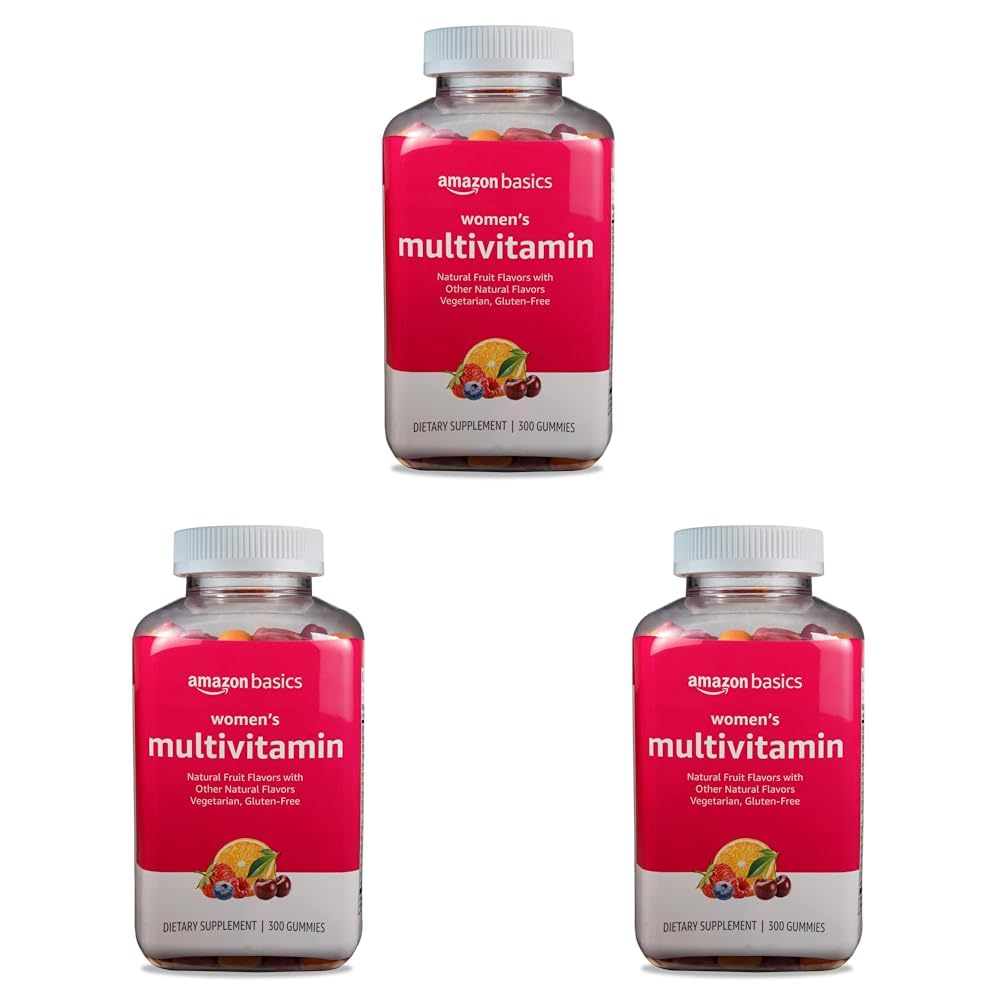 Multivitamínico para mujeres Amazon Basics en gomitas