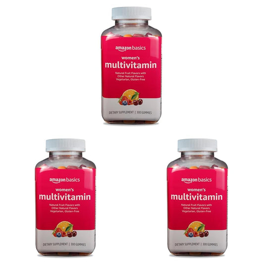 Multivitamínico para mujeres Amazon Basics en gomitas
