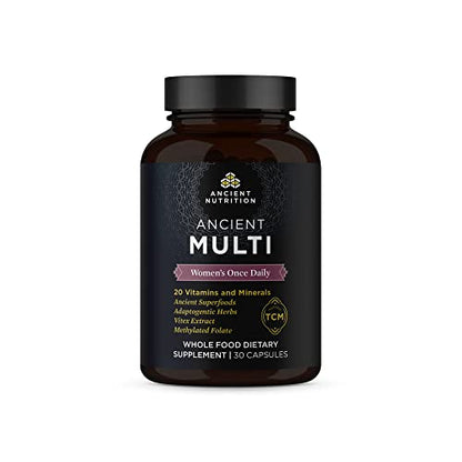 Multivitamínico mujeres Ancient Nutrition, 30 cápsulas