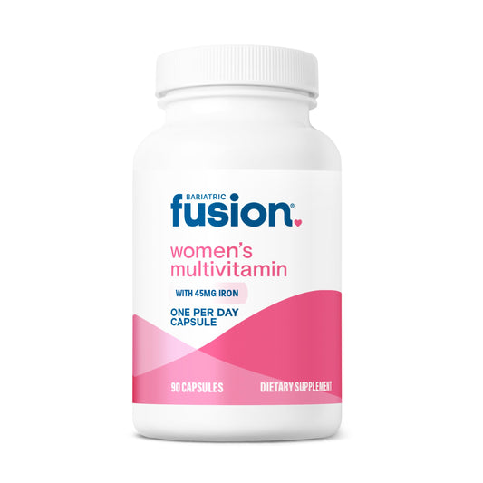 Botella de multivitamínico para mujeres bariátricas con hierro