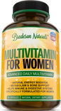 Botella de suplemento multivitamínico para mujeres Bradeson Naturals