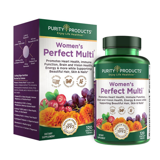 botella multivitamínico para mujeres con ingredientes naturales