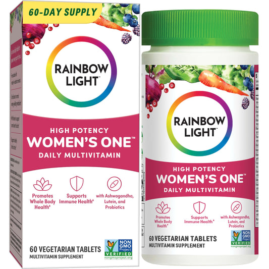 Frasco de multivitamínico diario para mujeres Rainbow Light
