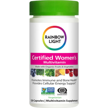 Multivitamínico para mujeres Rainbow Light, fórmula orgánica