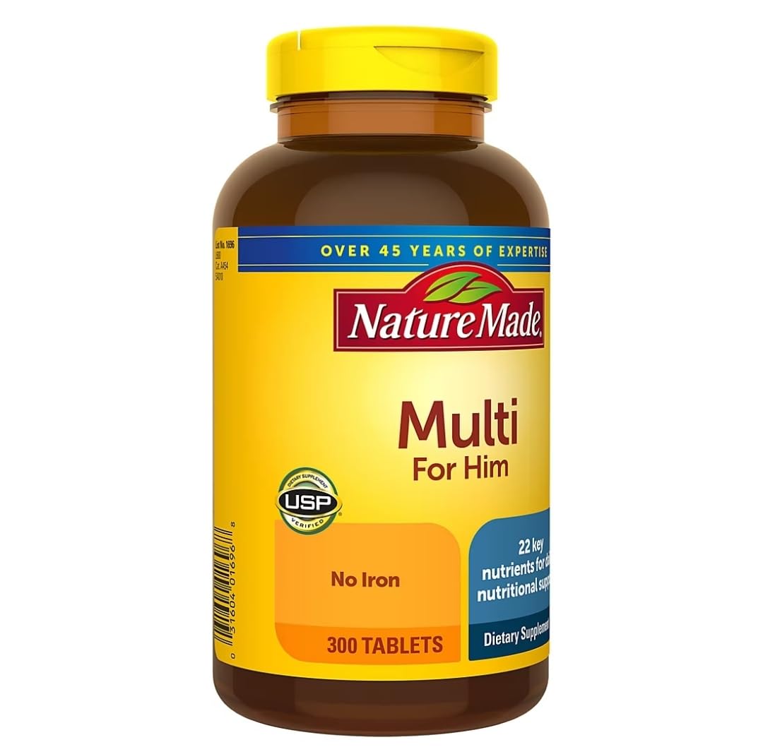 Multivitamínico Nature Made ideal para salud diaria
