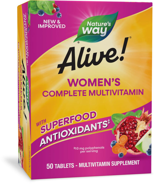 Caja de multivitamínico Nature's Way para mujeres con antioxidantes