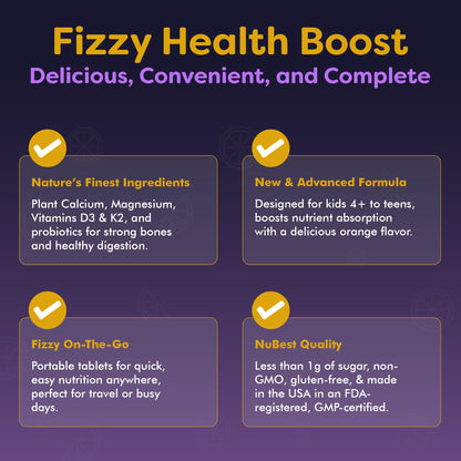 Multivitamínico Niños y Adolescentes NuBest Tall Fizzy