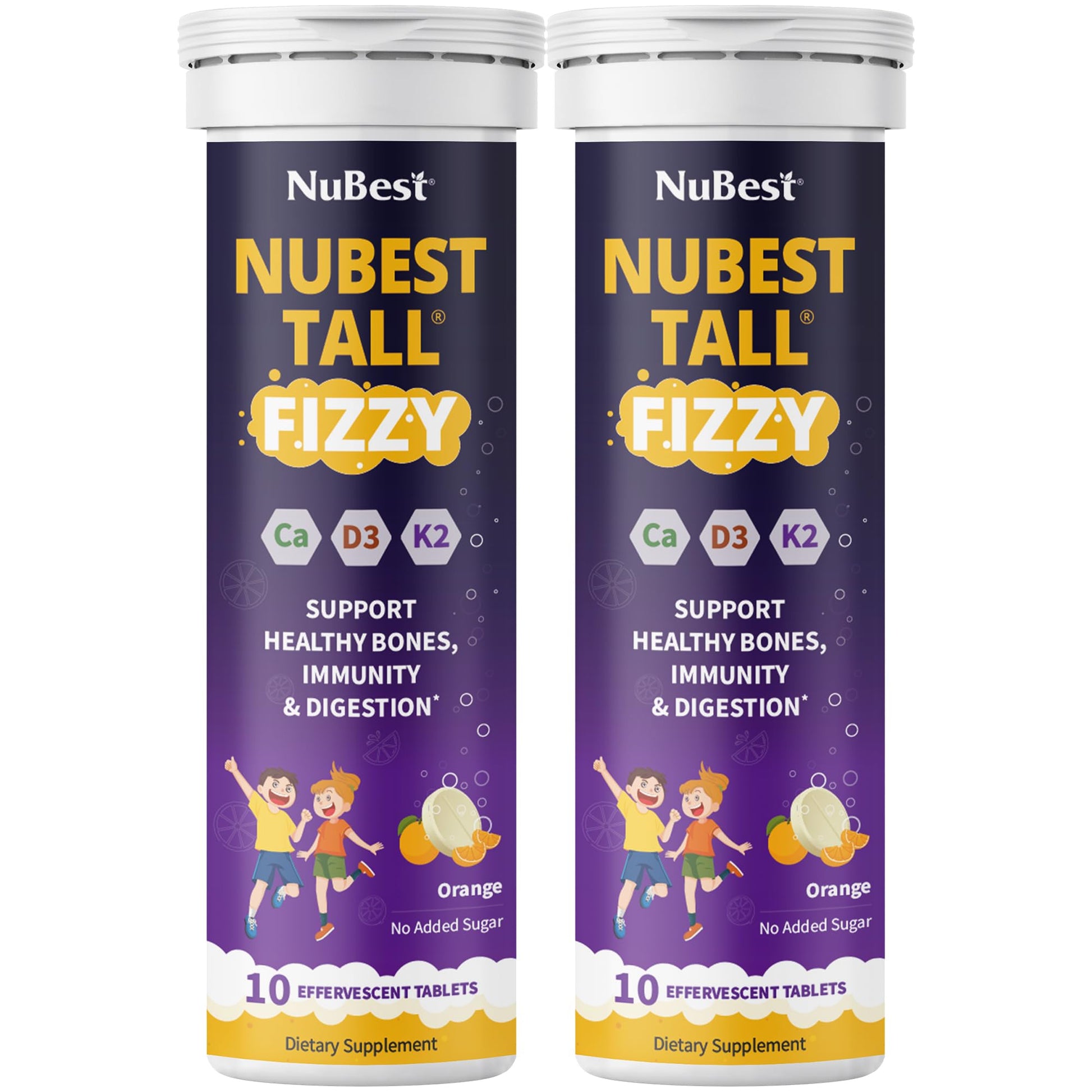 Multivitamínico niños NuBest Tall Fizzy 20 tabletas efervescentes