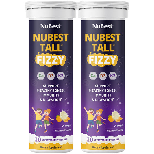 Multivitamínico niños NuBest Tall Fizzy 20 tabletas efervescentes